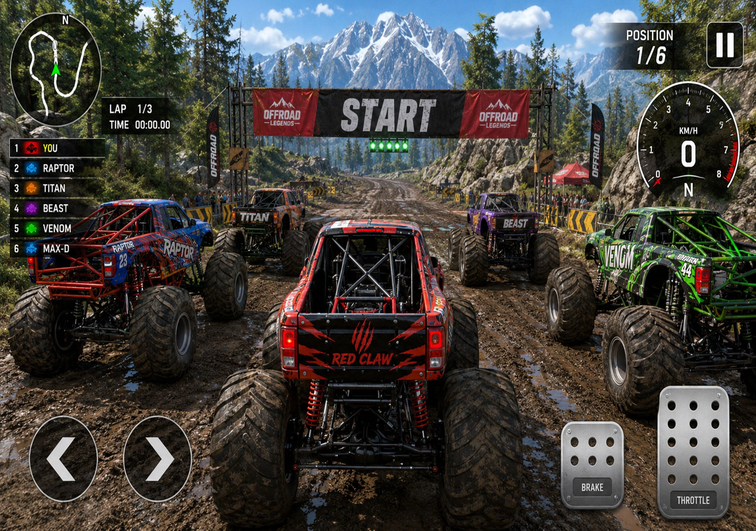 Monster Truck: Offroad 4x4 screenshot