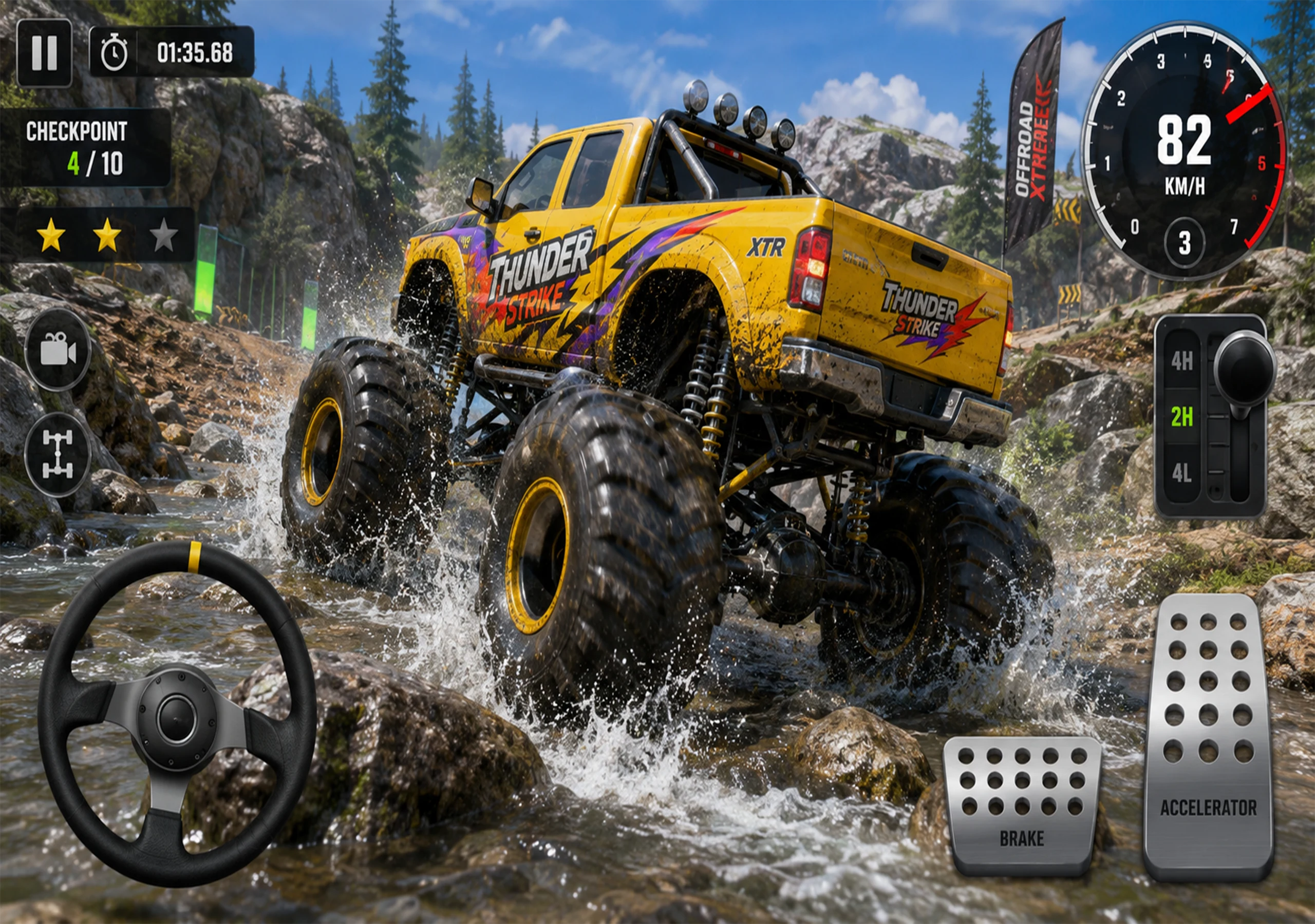 Monster Truck: Offroad 4x4 screenshot