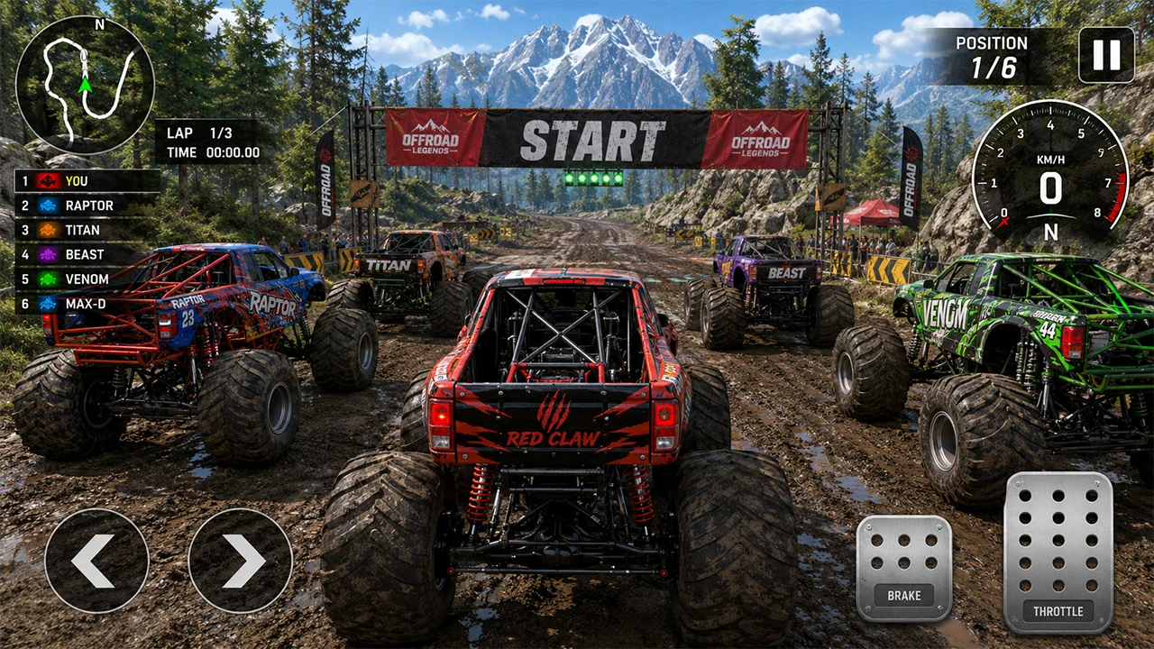 Monster Truck: Offroad 4x4 screenshot